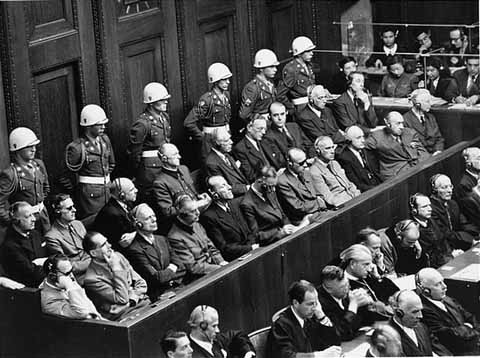 Defendents at Nuremberg