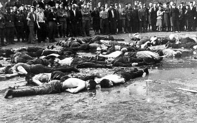 victims of a massacre in Kovno