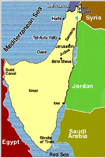 Cease-Fire Lines After the Six-Day War. MYTH. “Israel expelled peaceful Arab 