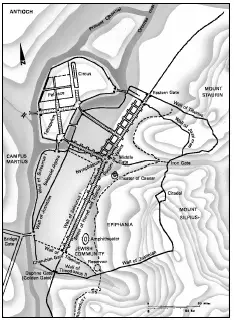 Plan of ancient Antioch.
