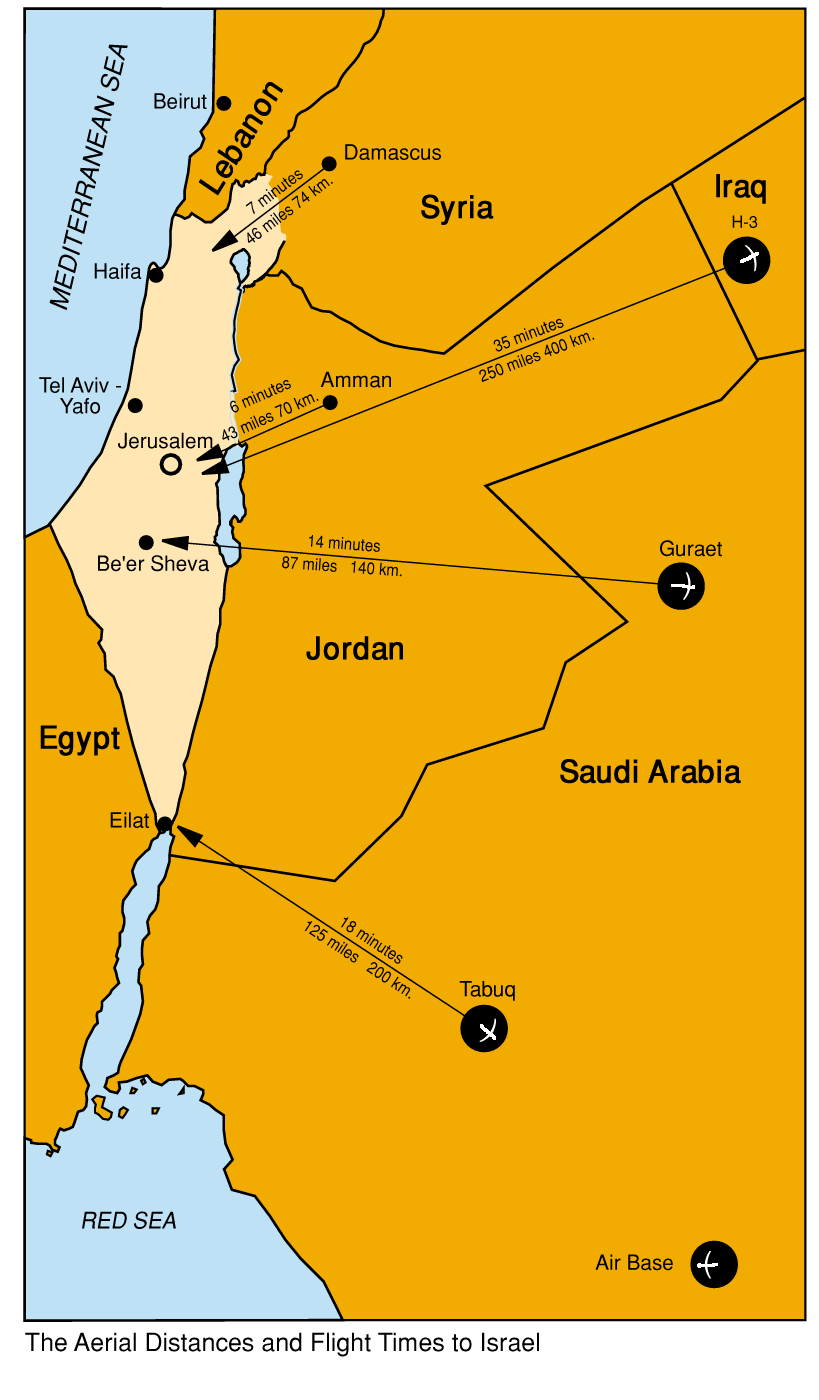 الدول التي تشكل خطرا على اسرائيل ...........تقييم اسرائيلي  Airspace