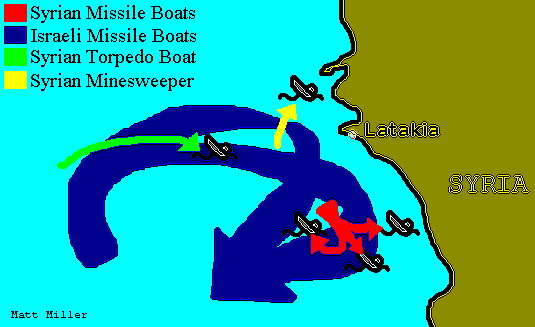 Map of the battle