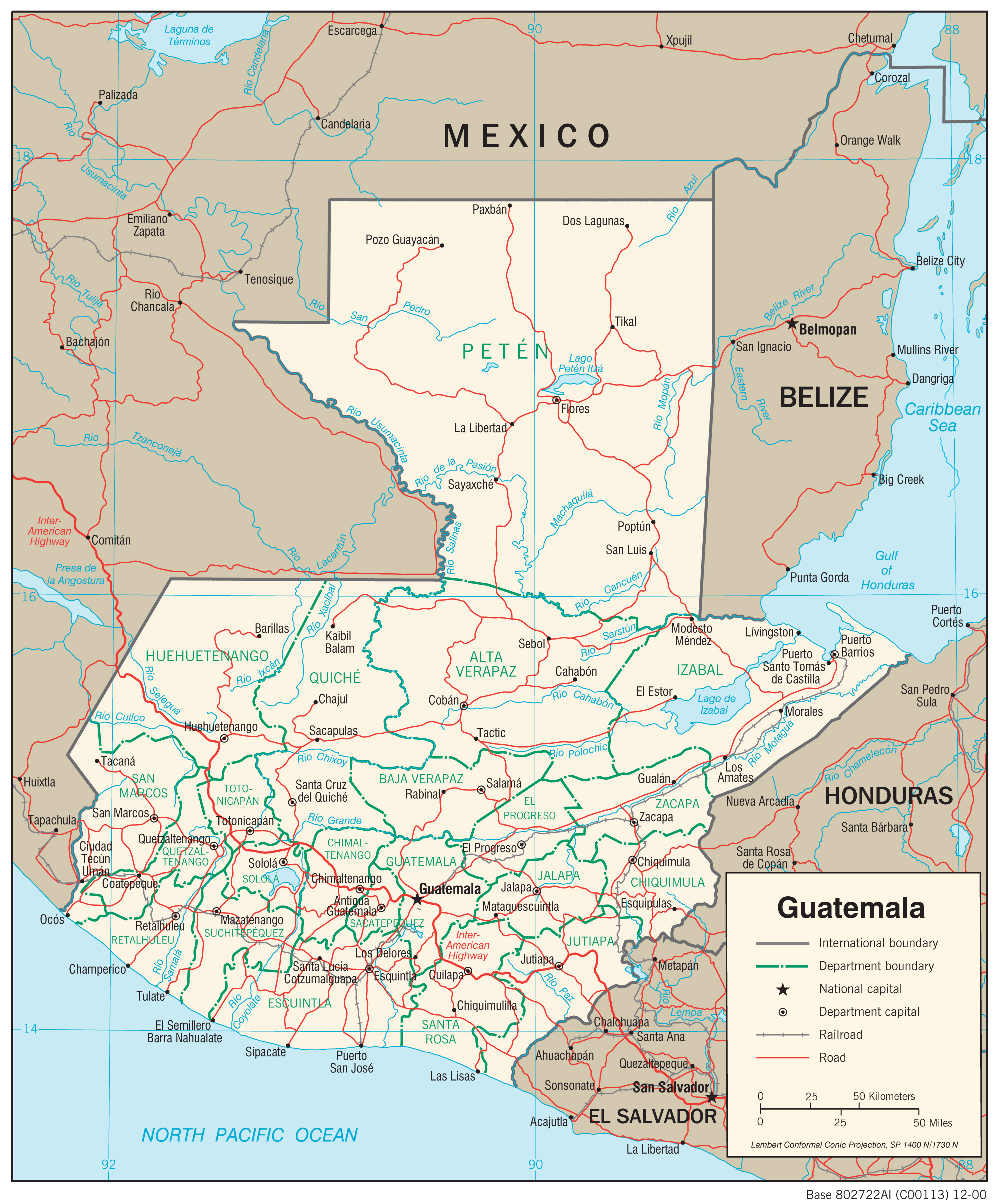 guatemala map