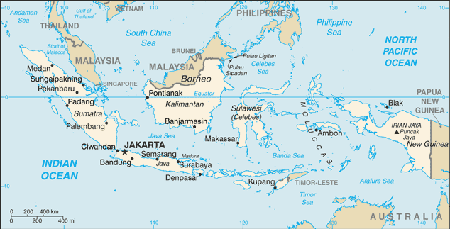 indonesia map