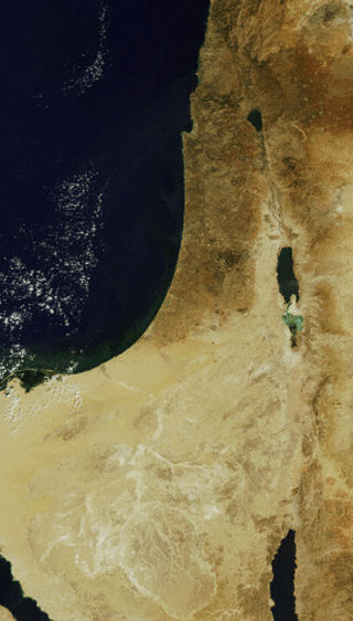 Satellite Image Israel