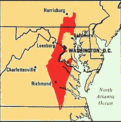Map Of Israel Relative To Maryland Virginia Washington