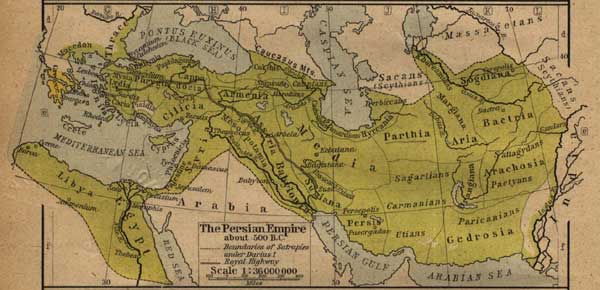 Persian Empire map