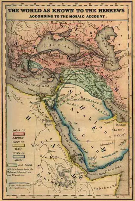 Map Of The Biblical World