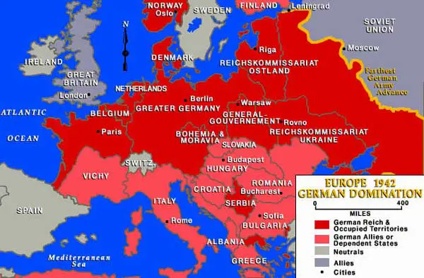 Europe under Nazi occupation Occupymap