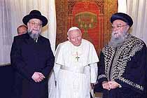 Pope with Rabbi