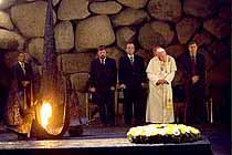 Pope at Yad Vashem