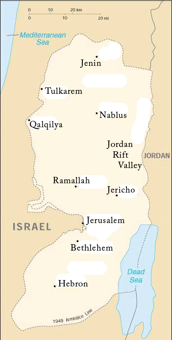 Map of Gaza