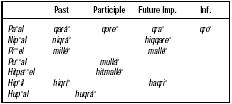 Table: Hebrew Grammar 5